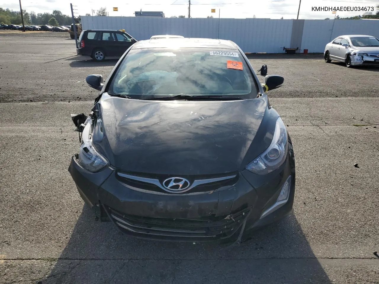 KMHDH4AE0EU034673 2014 Hyundai Elantra Se