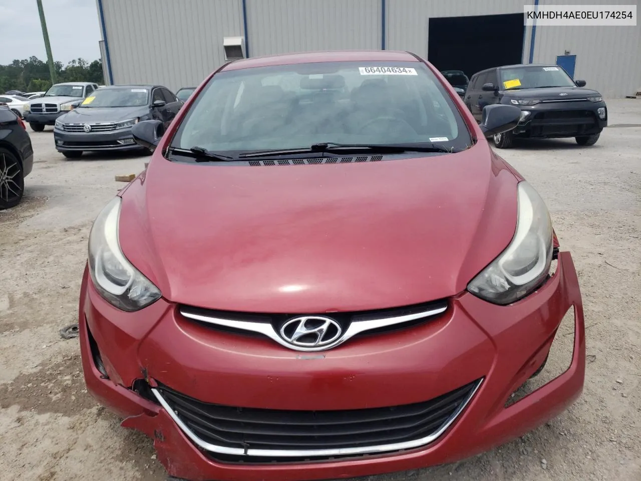 KMHDH4AE0EU174254 2014 Hyundai Elantra Se