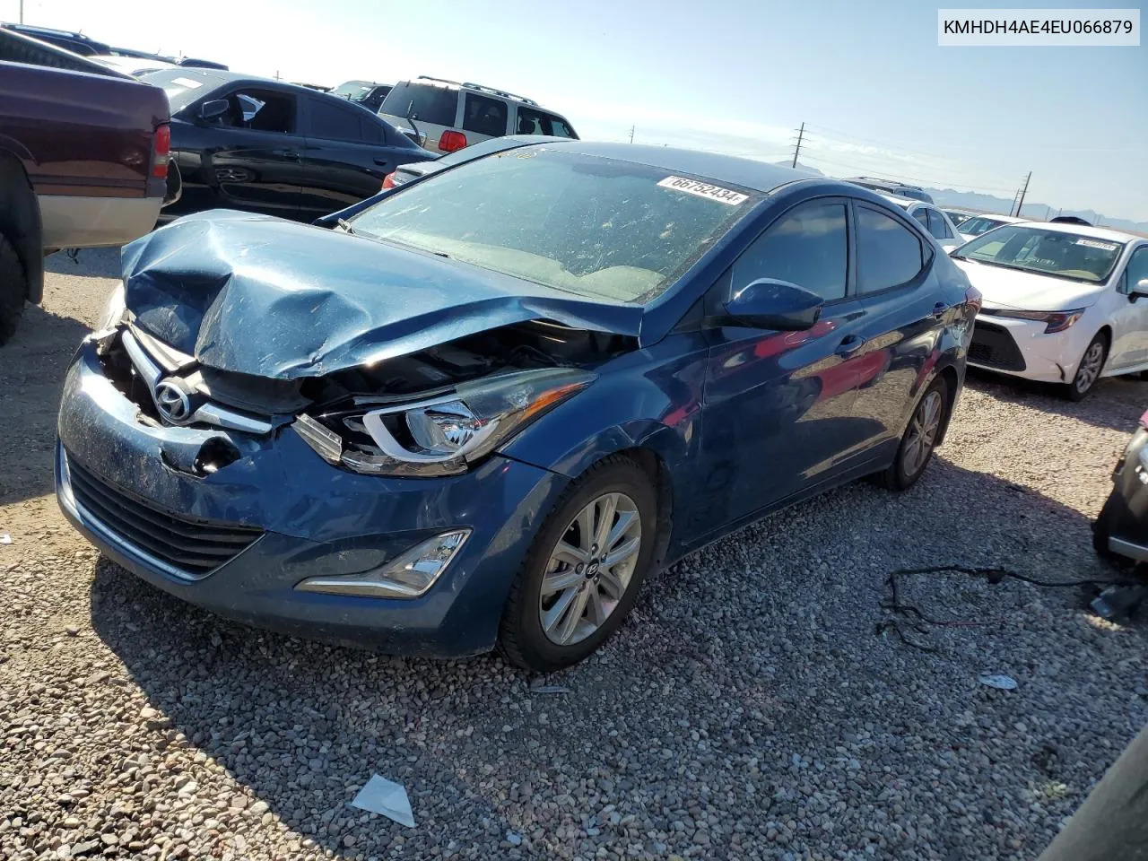 2014 Hyundai Elantra Se VIN: KMHDH4AE4EU066879 Lot: 66752434