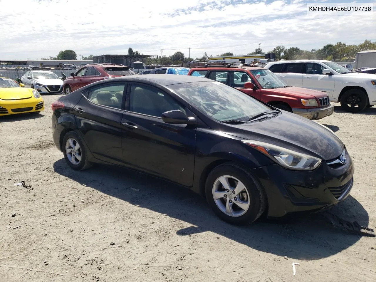 2014 Hyundai Elantra Se VIN: KMHDH4AE6EU107738 Lot: 66800984