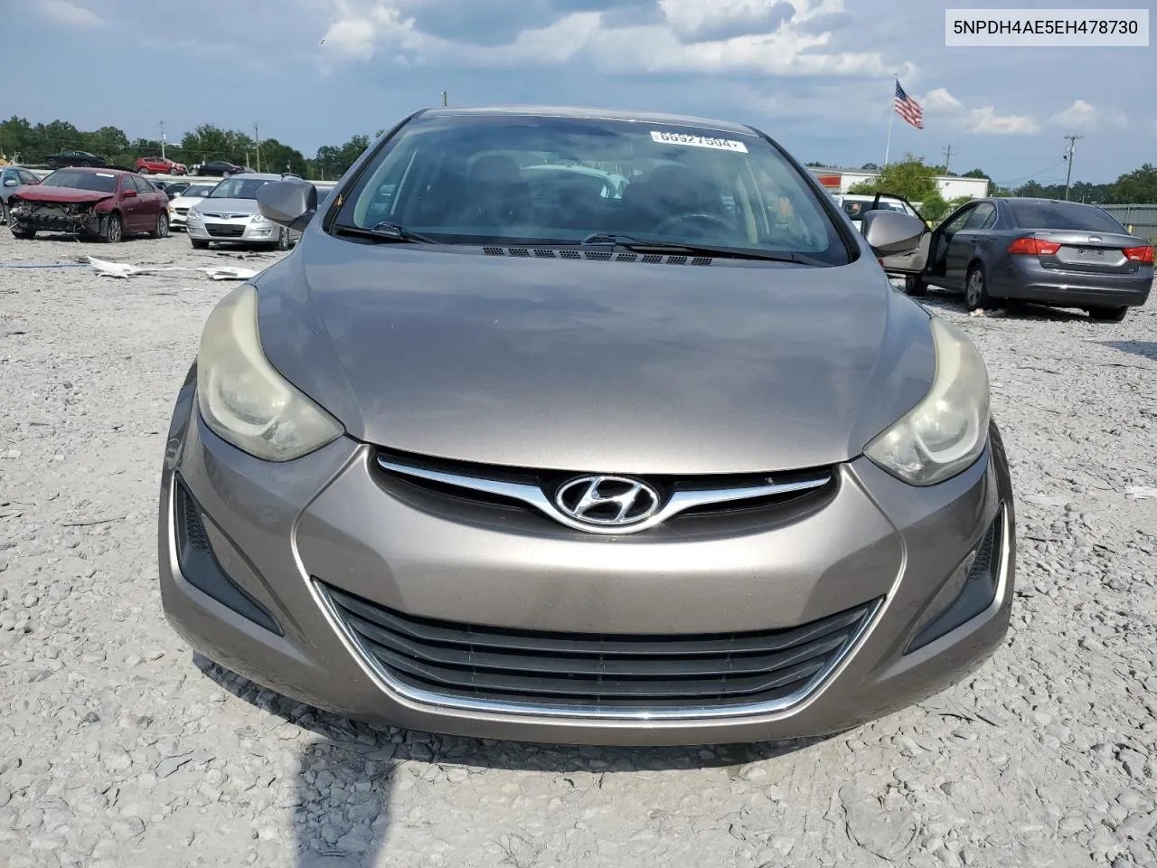 2014 Hyundai Elantra Se VIN: 5NPDH4AE5EH478730 Lot: 66927504