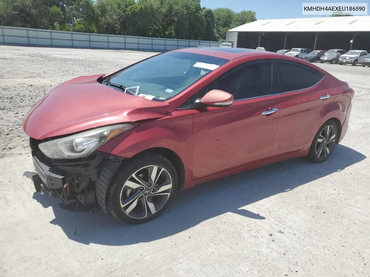 2014 Hyundai Elantra Se VIN: KMHDH4AEXEU186590 Lot: 67004674