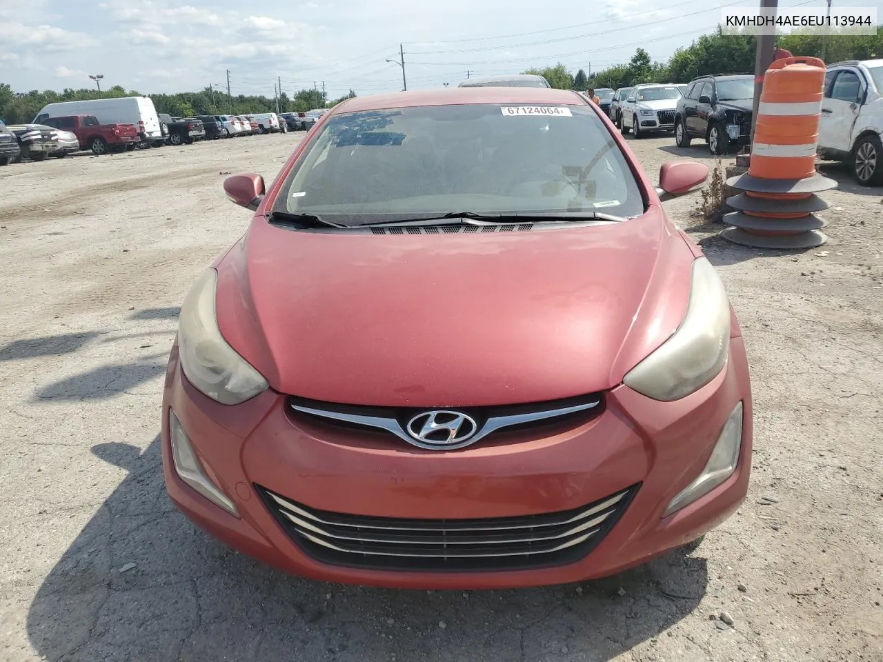 2014 Hyundai Elantra Se VIN: KMHDH4AE6EU113944 Lot: 67124064