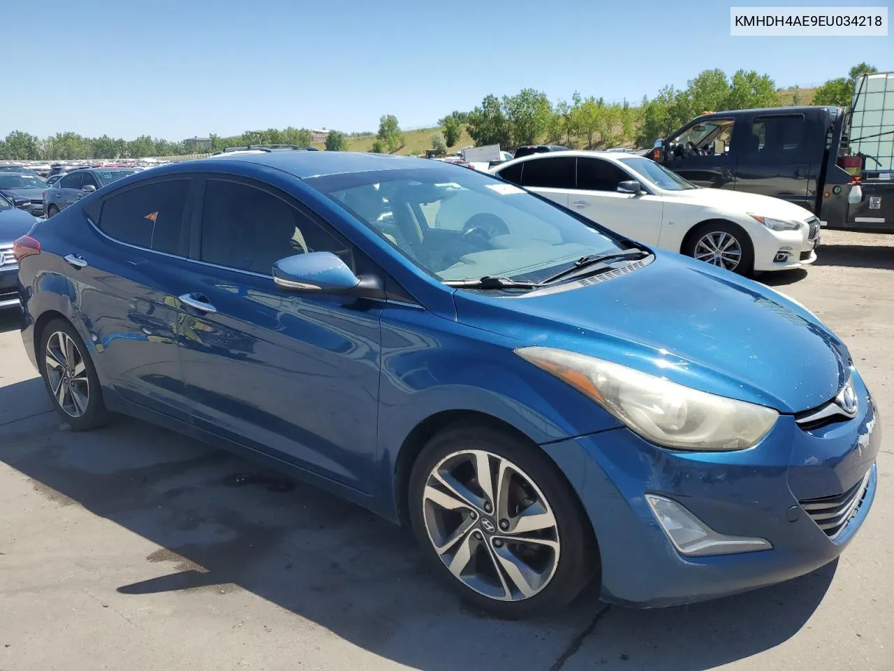 2014 Hyundai Elantra Se VIN: KMHDH4AE9EU034218 Lot: 67349184