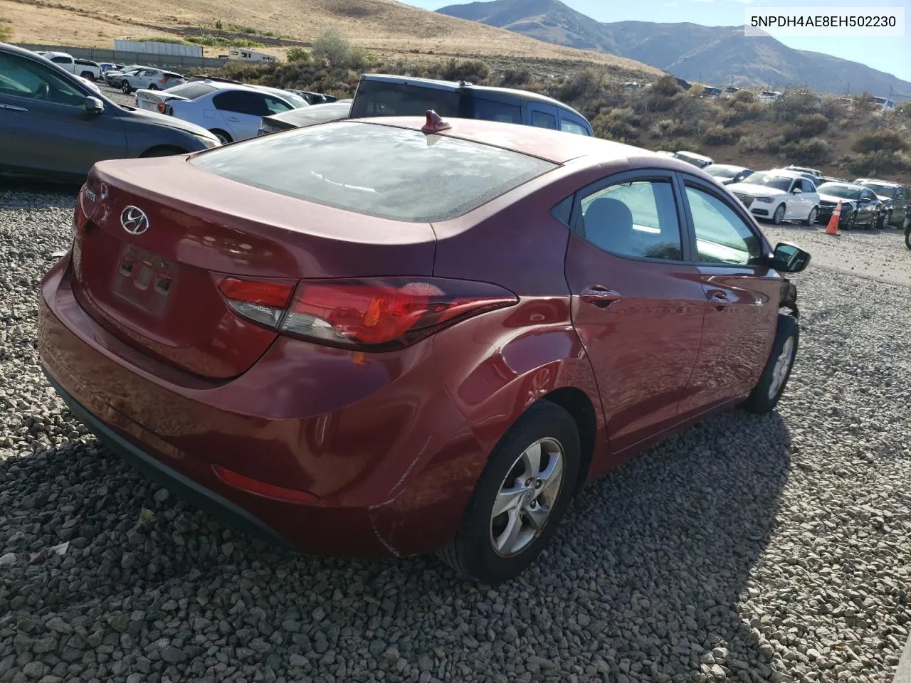 2014 Hyundai Elantra Se VIN: 5NPDH4AE8EH502230 Lot: 67563404