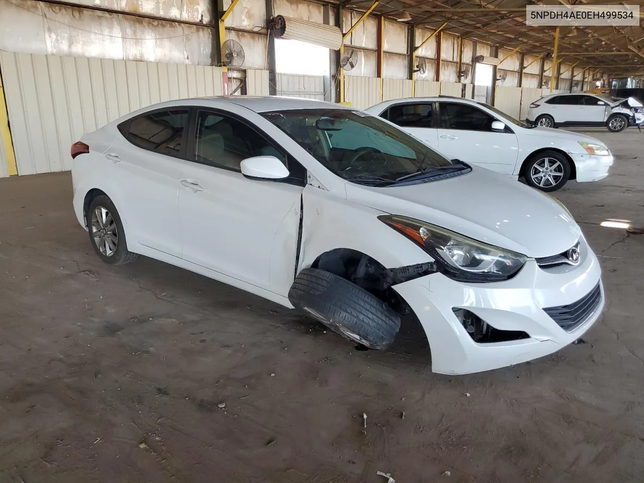 5NPDH4AE0EH499534 2014 Hyundai Elantra Se