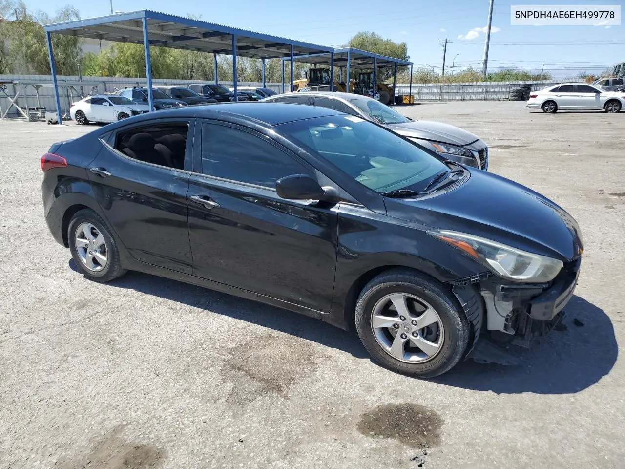 2014 Hyundai Elantra Se VIN: 5NPDH4AE6EH499778 Lot: 67678104