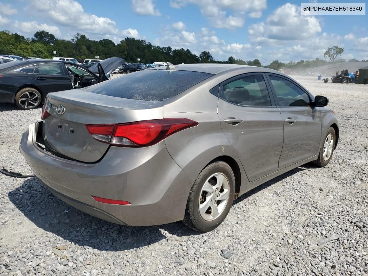 5NPDH4AE7EH518340 2014 Hyundai Elantra Se