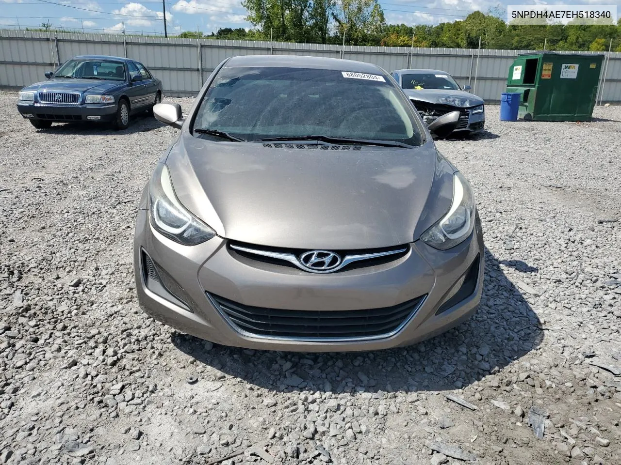 5NPDH4AE7EH518340 2014 Hyundai Elantra Se