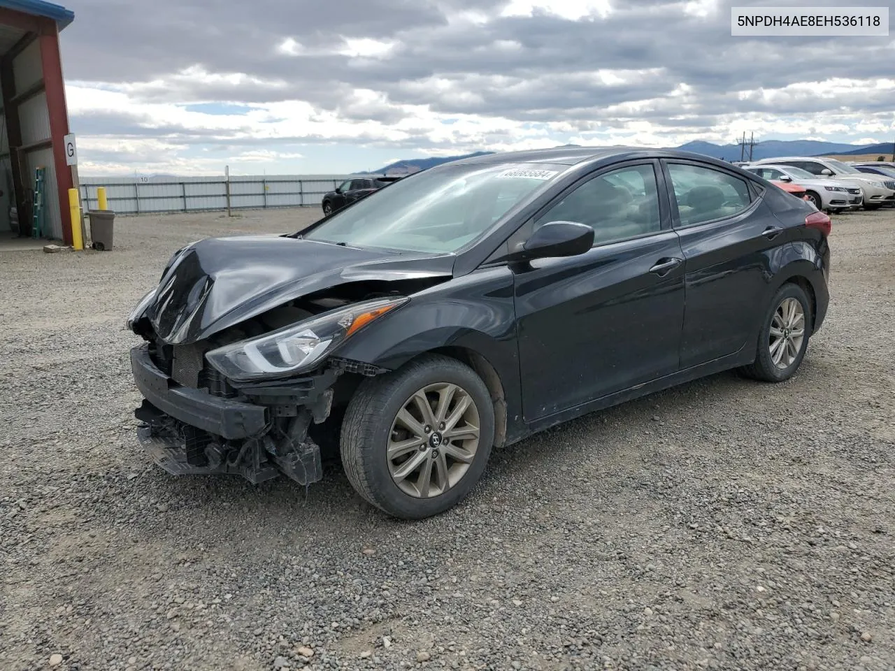 5NPDH4AE8EH536118 2014 Hyundai Elantra Se