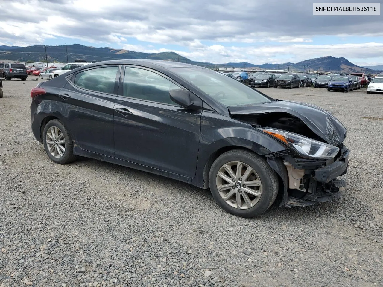 5NPDH4AE8EH536118 2014 Hyundai Elantra Se