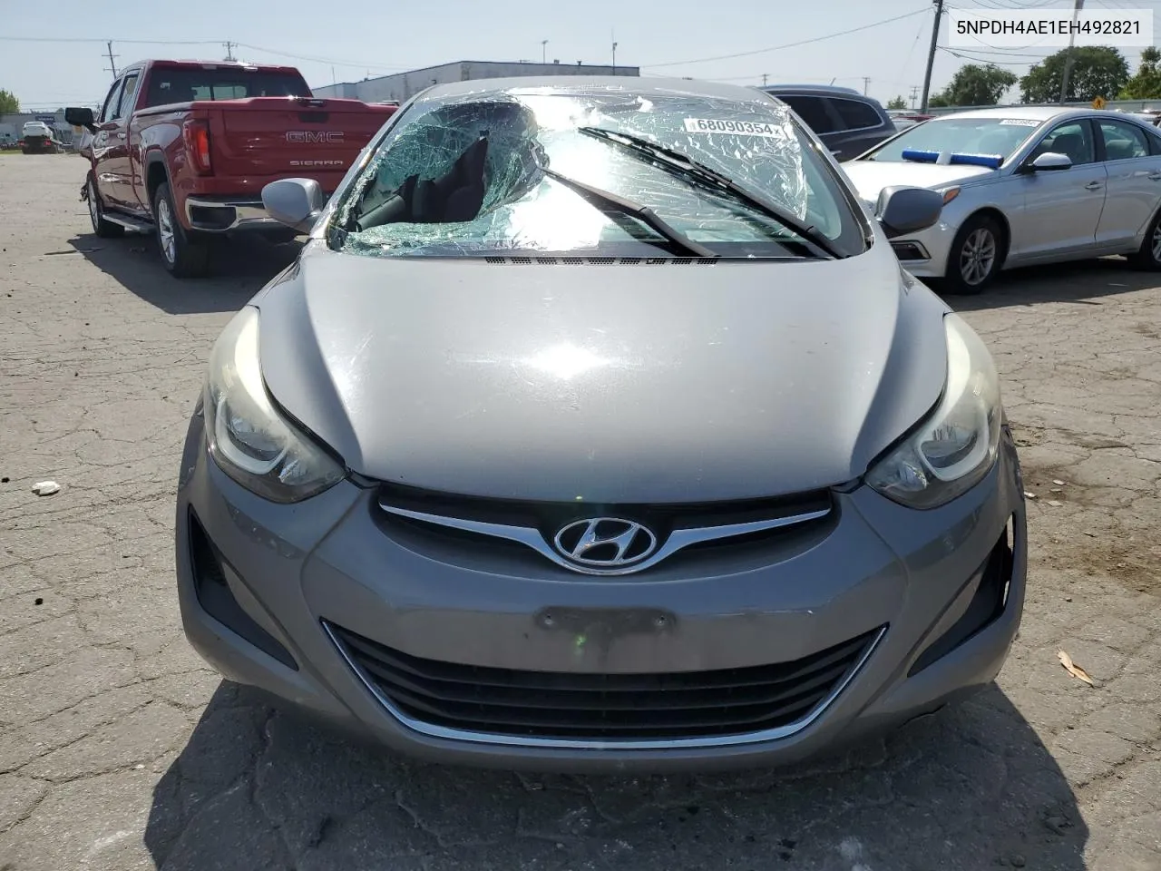 2014 Hyundai Elantra Se VIN: 5NPDH4AE1EH492821 Lot: 68090354