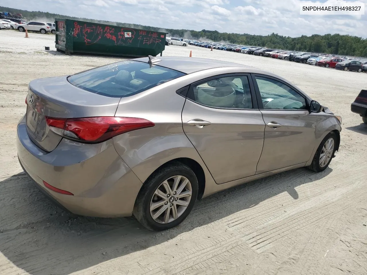 5NPDH4AE1EH498327 2014 Hyundai Elantra Se