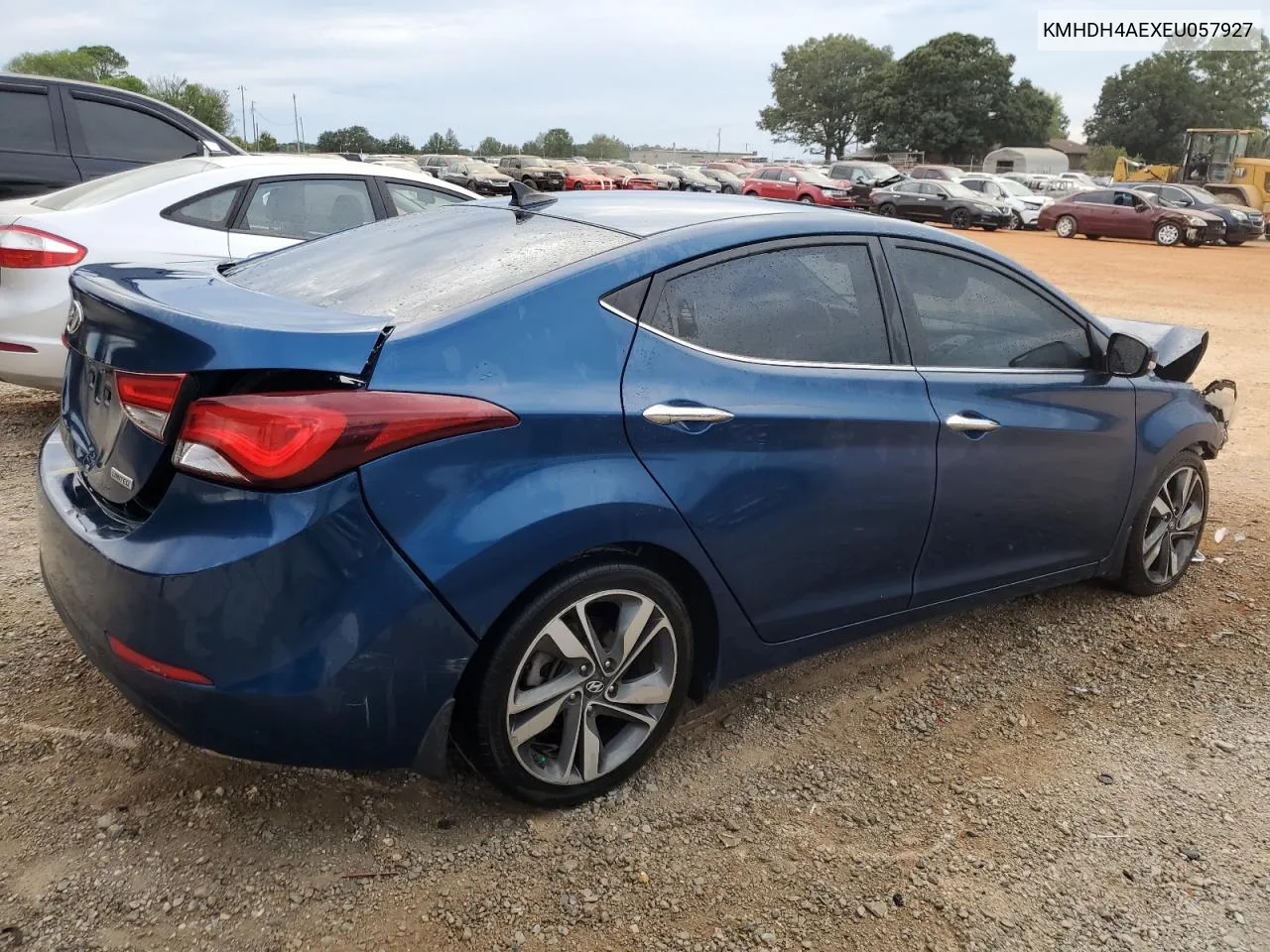 KMHDH4AEXEU057927 2014 Hyundai Elantra Se