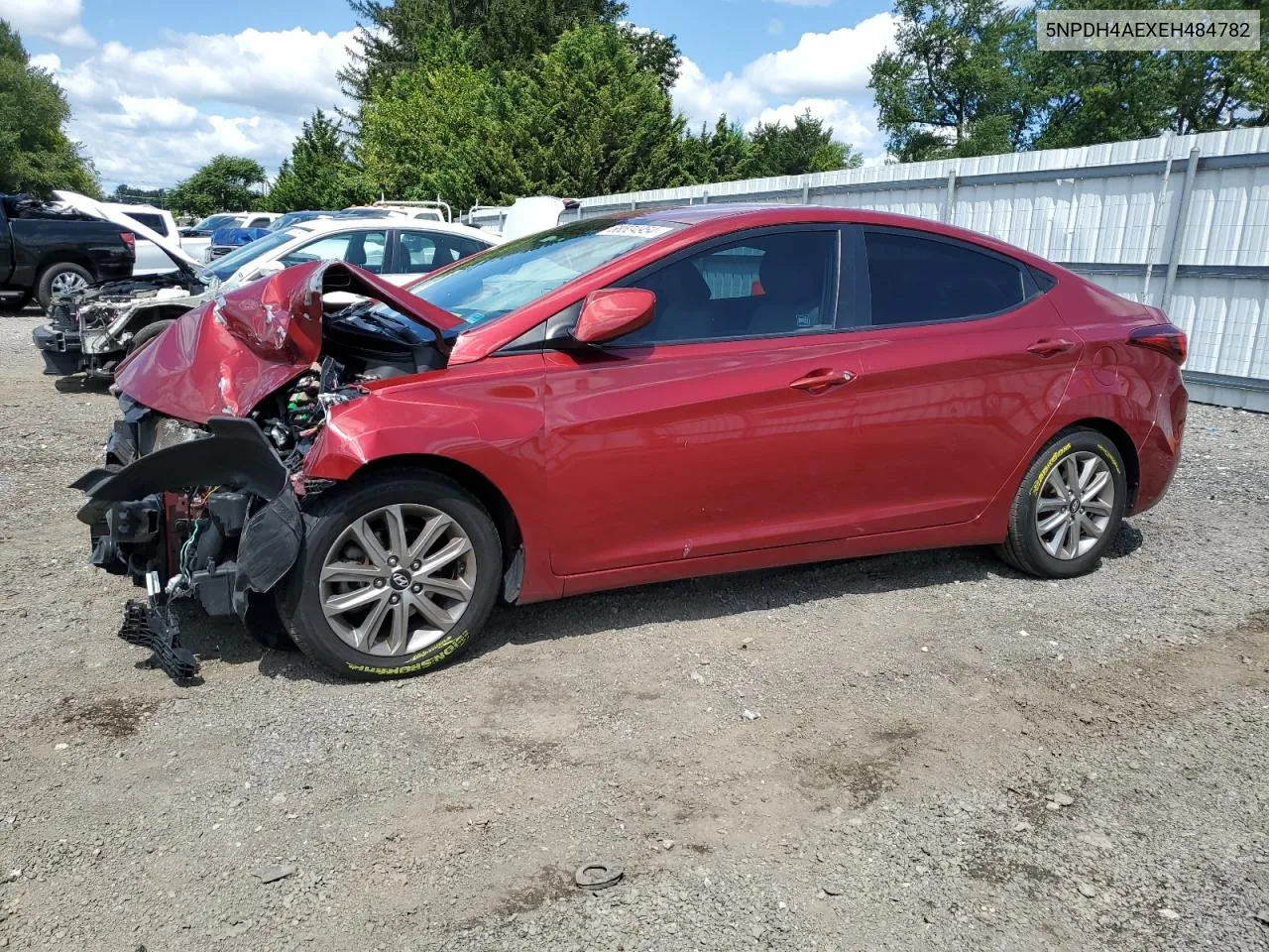 2014 Hyundai Elantra Se VIN: 5NPDH4AEXEH484782 Lot: 68534954