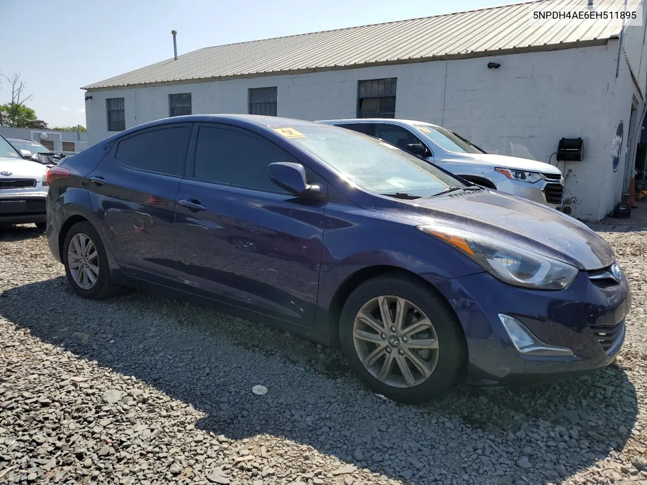 5NPDH4AE6EH511895 2014 Hyundai Elantra Se