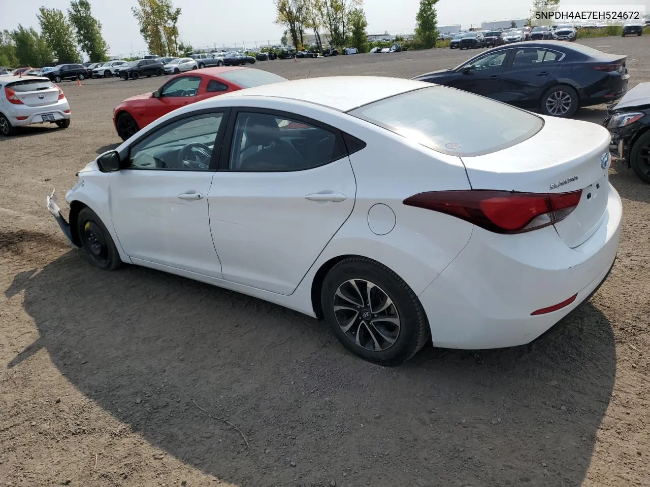 5NPDH4AE7EH524672 2014 Hyundai Elantra Se