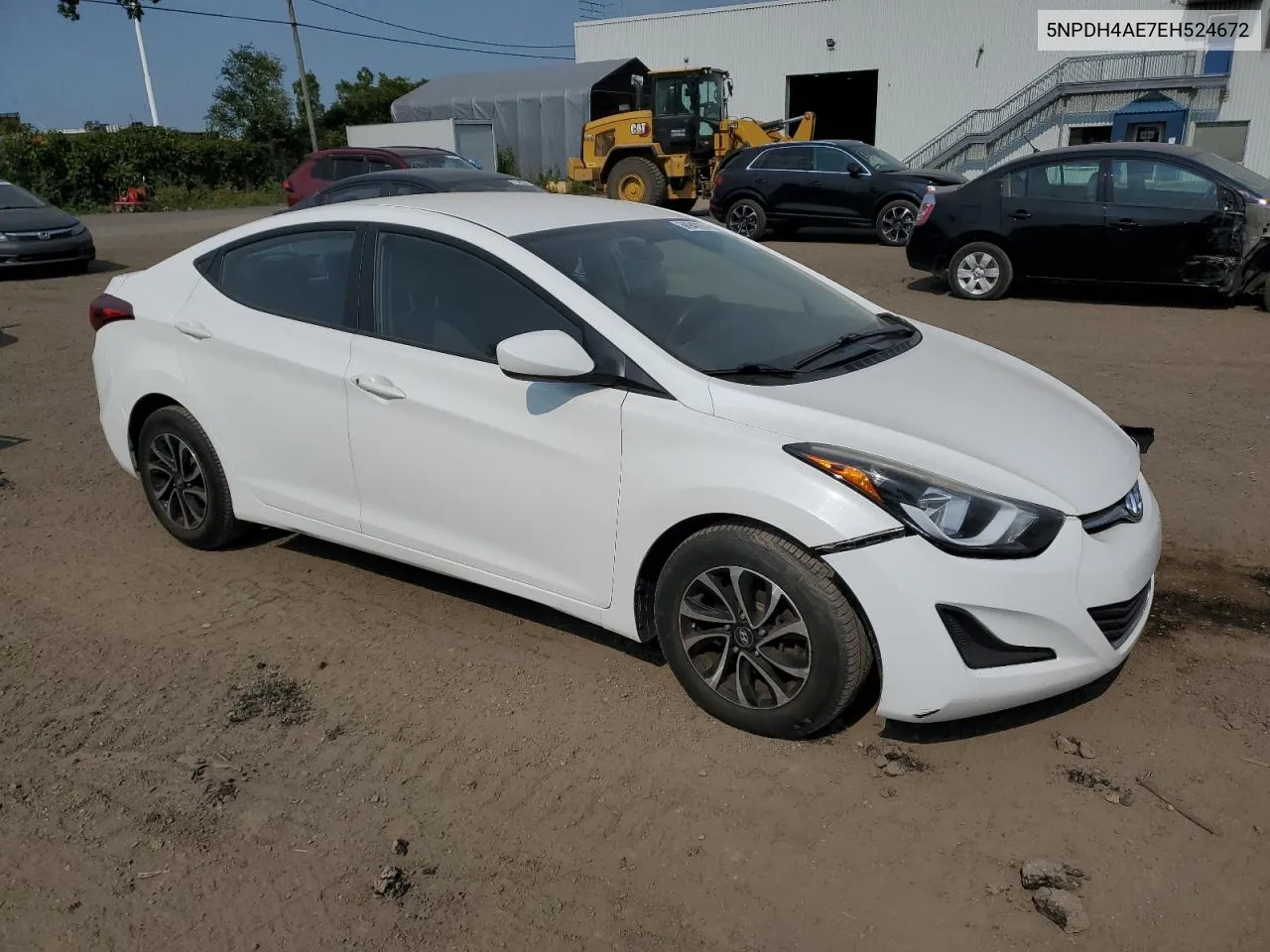 2014 Hyundai Elantra Se VIN: 5NPDH4AE7EH524672 Lot: 68942974