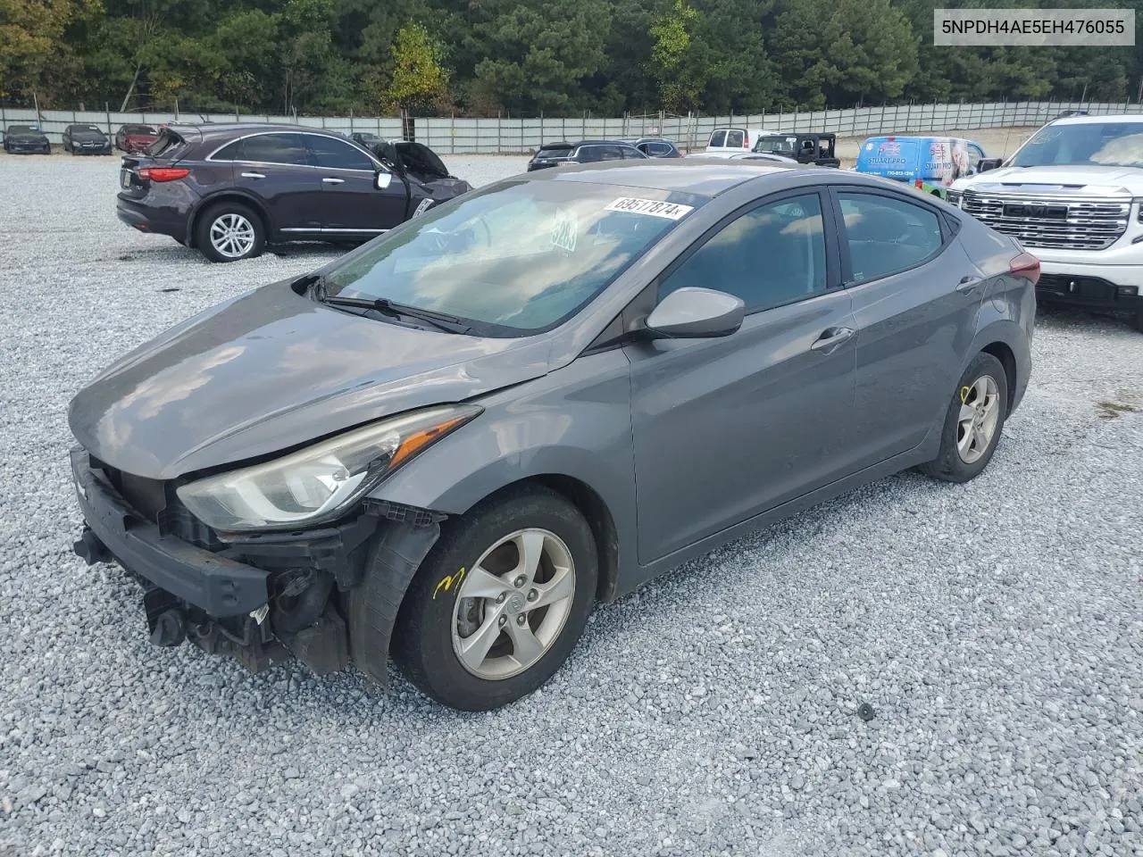 2014 Hyundai Elantra Se VIN: 5NPDH4AE5EH476055 Lot: 69517874