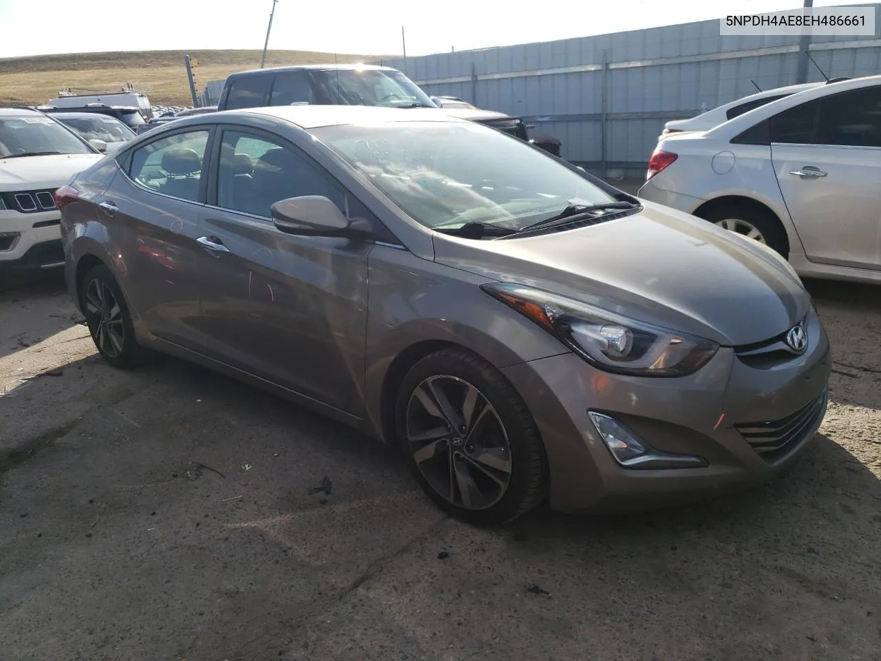 2014 Hyundai Elantra Se VIN: 5NPDH4AE8EH486661 Lot: 69652094