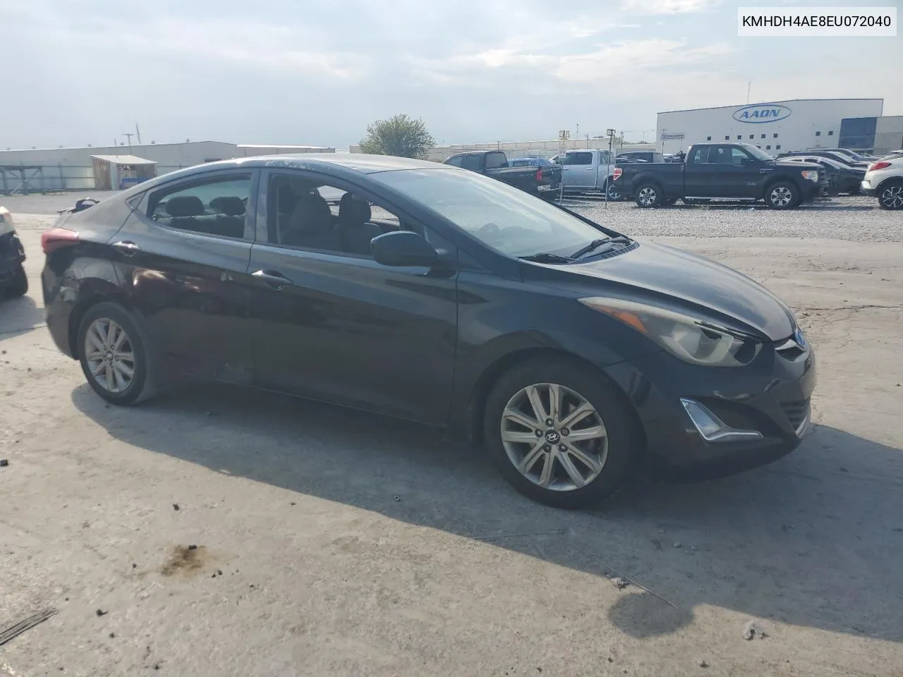 KMHDH4AE8EU072040 2014 Hyundai Elantra Se