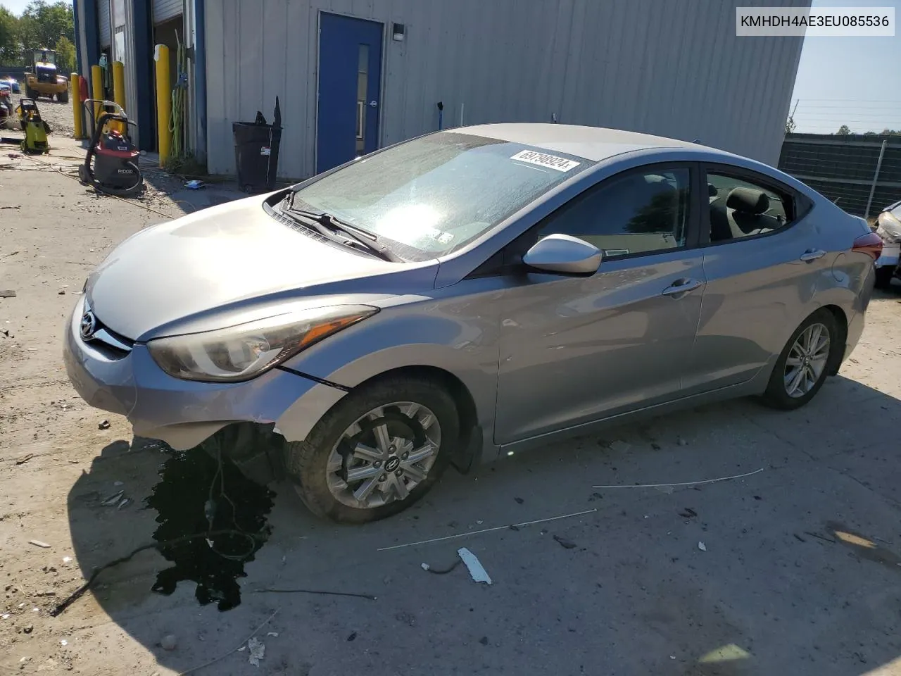 KMHDH4AE3EU085536 2014 Hyundai Elantra Se