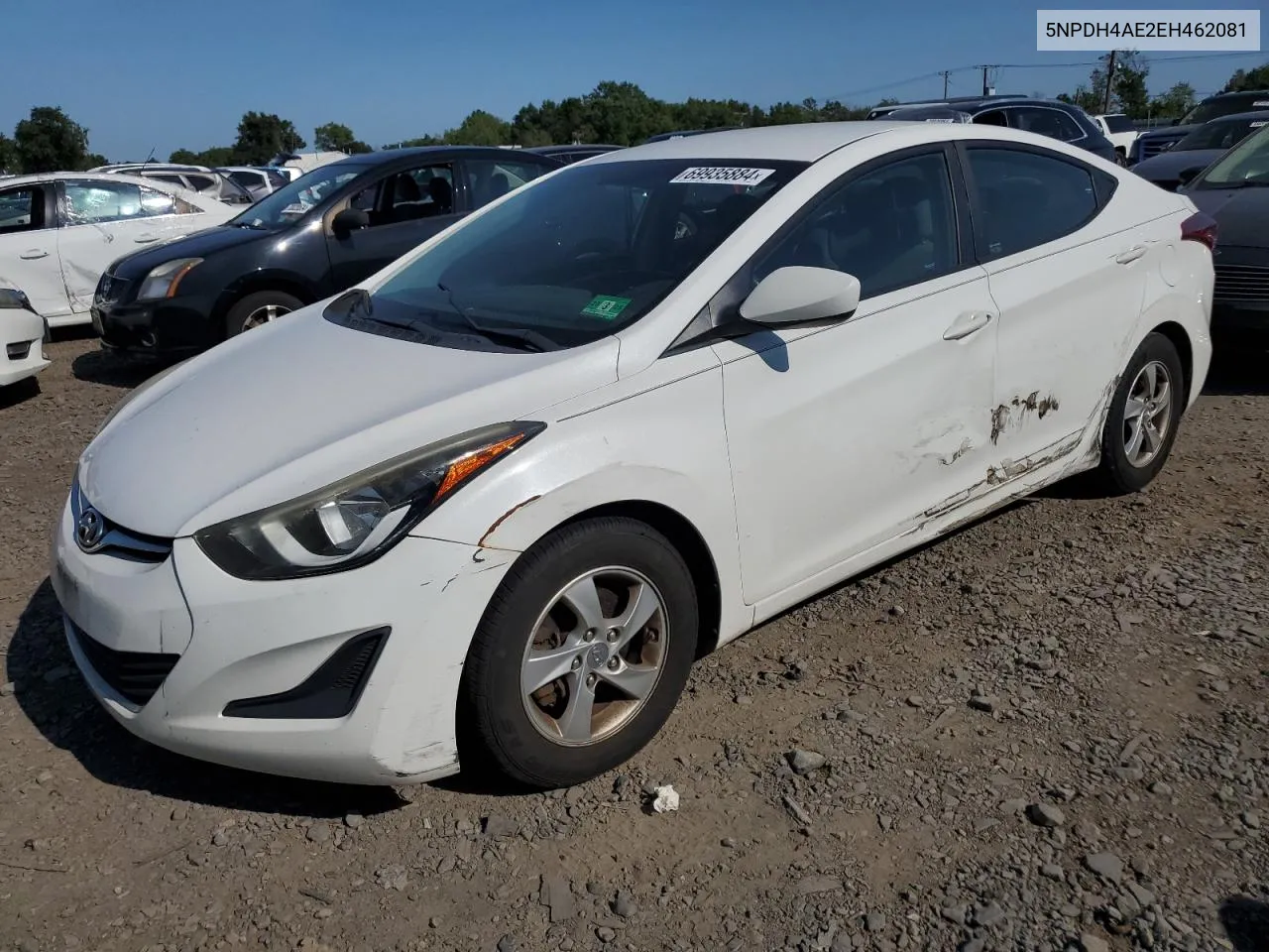 2014 Hyundai Elantra Se VIN: 5NPDH4AE2EH462081 Lot: 69935884