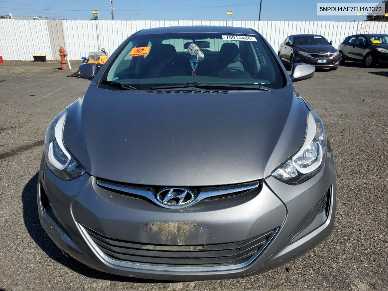 2014 Hyundai Elantra Se VIN: 5NPDH4AE7EH463372 Lot: 70014484