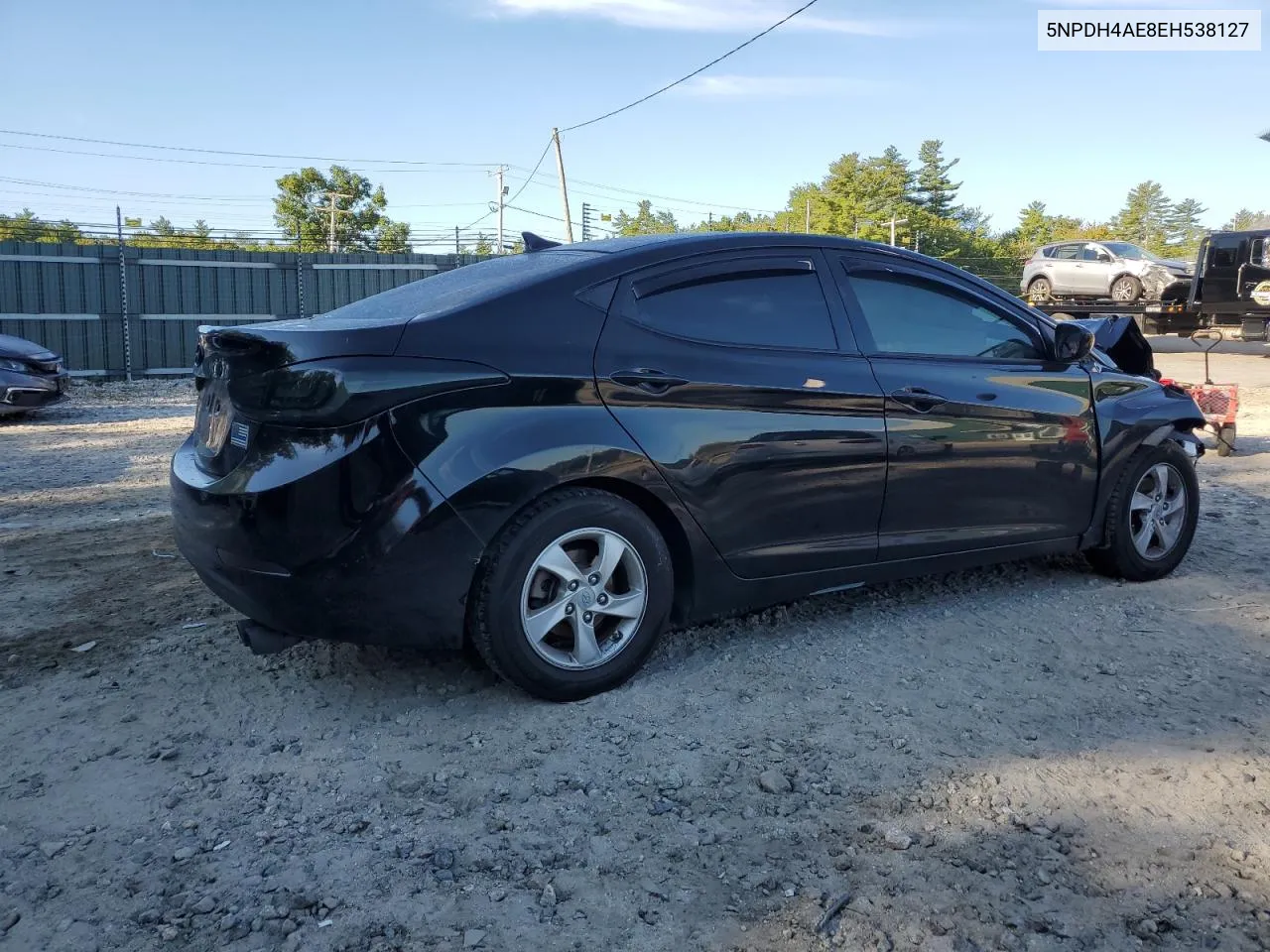 2014 Hyundai Elantra Se VIN: 5NPDH4AE8EH538127 Lot: 70201244