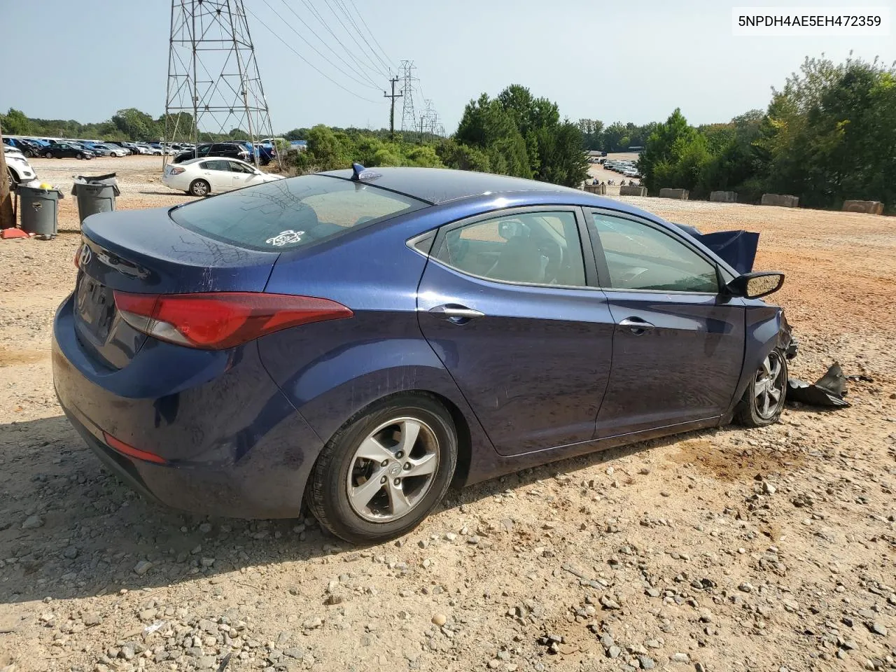 5NPDH4AE5EH472359 2014 Hyundai Elantra Se