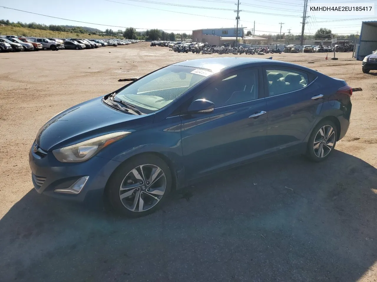 KMHDH4AE2EU185417 2014 Hyundai Elantra Se