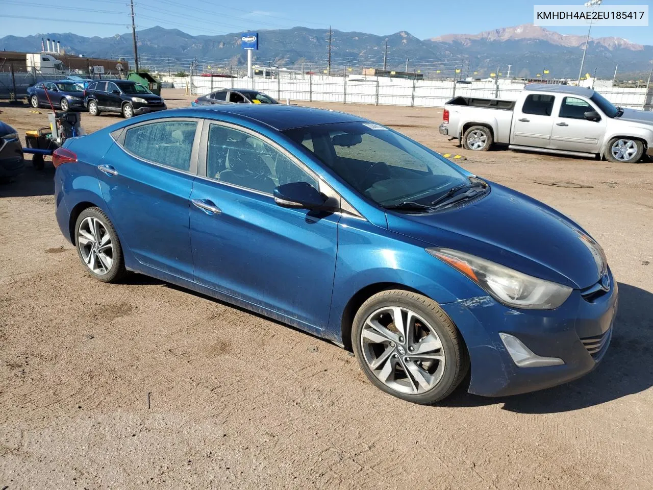 KMHDH4AE2EU185417 2014 Hyundai Elantra Se