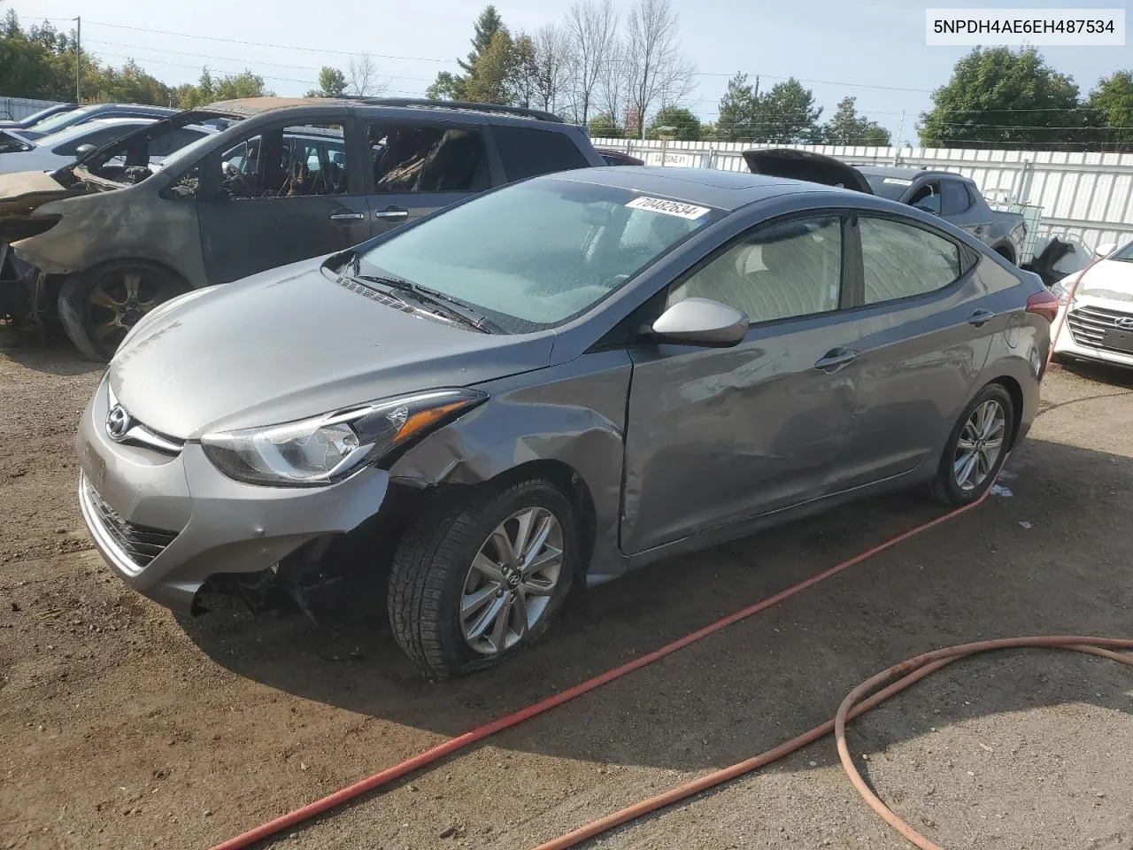 5NPDH4AE6EH487534 2014 Hyundai Elantra Se