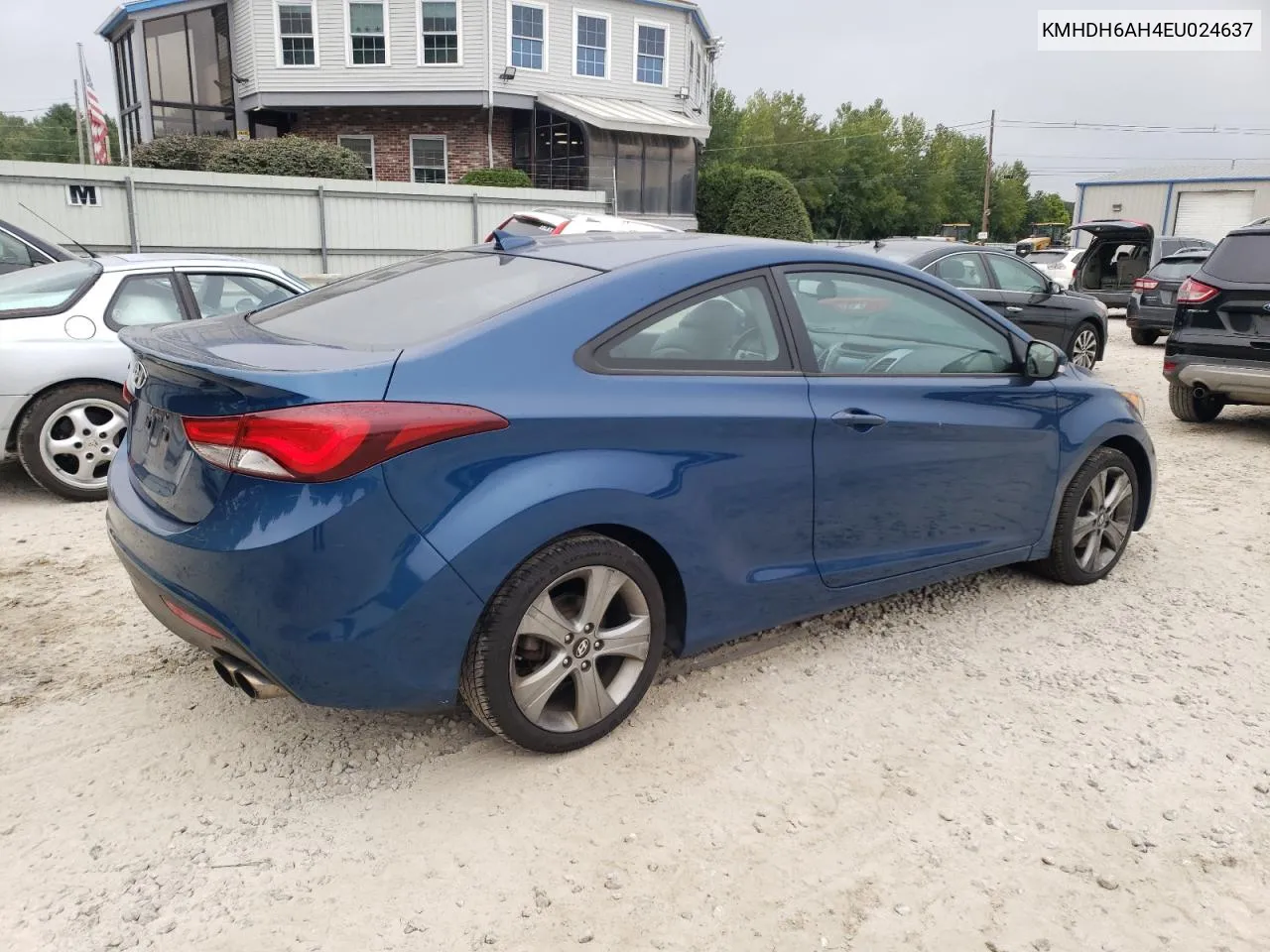 KMHDH6AH4EU024637 2014 Hyundai Elantra Coupe Gs