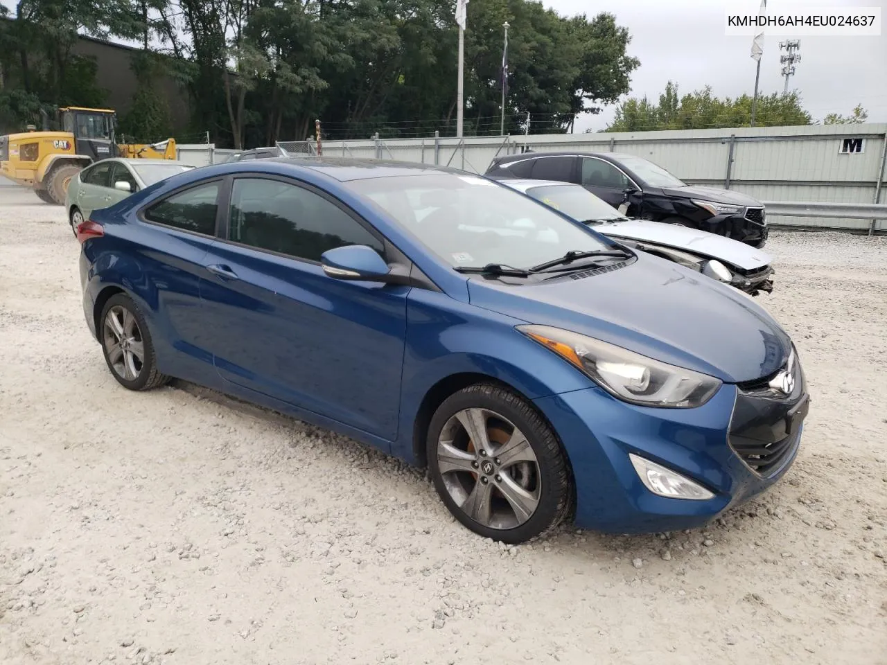 KMHDH6AH4EU024637 2014 Hyundai Elantra Coupe Gs