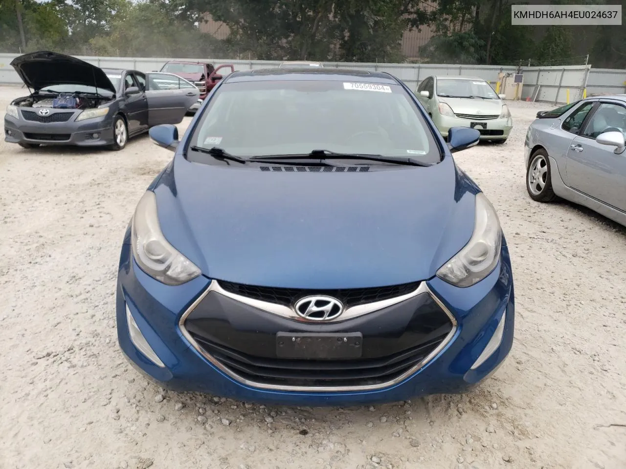 KMHDH6AH4EU024637 2014 Hyundai Elantra Coupe Gs