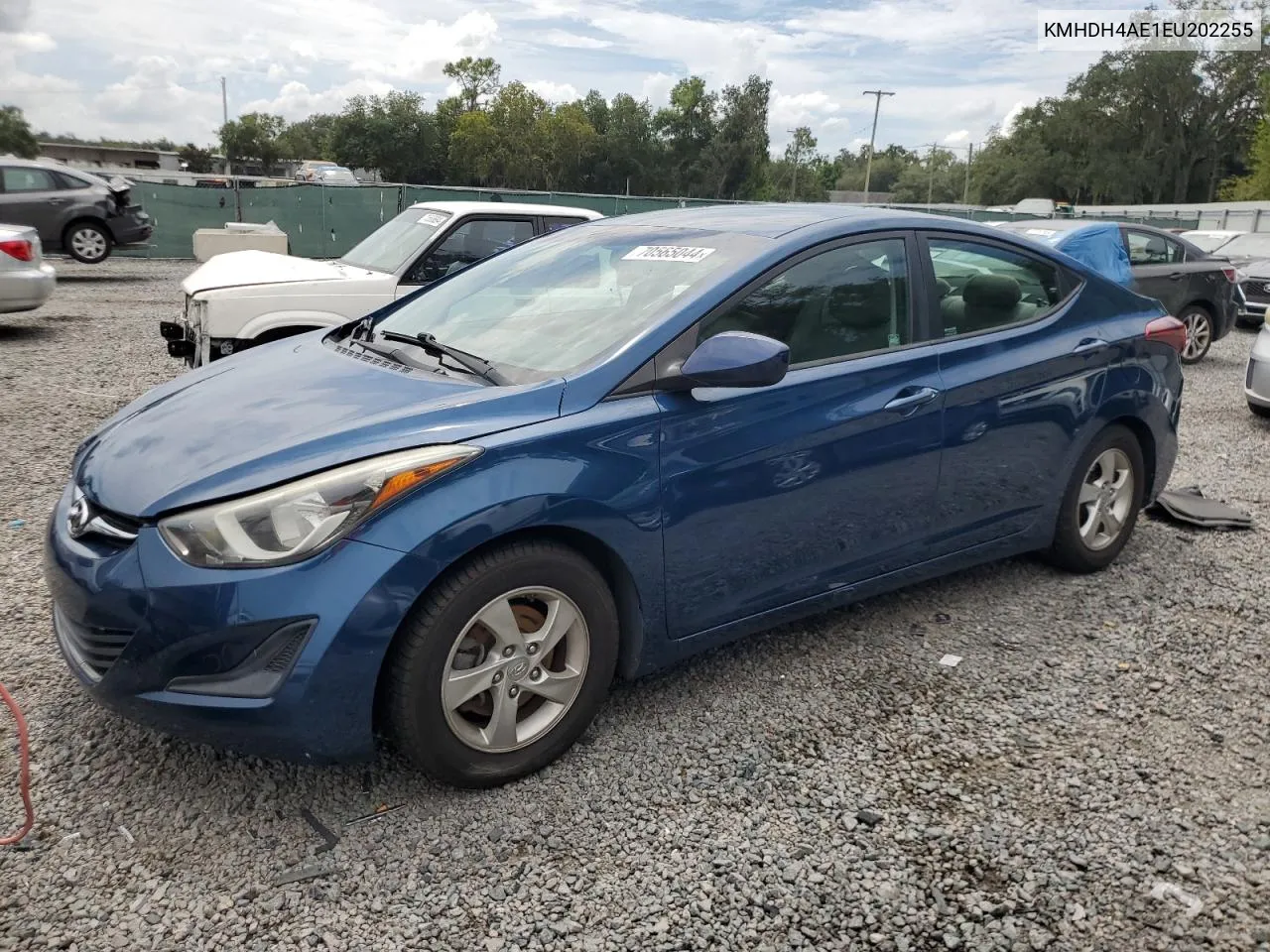 KMHDH4AE1EU202255 2014 Hyundai Elantra Se