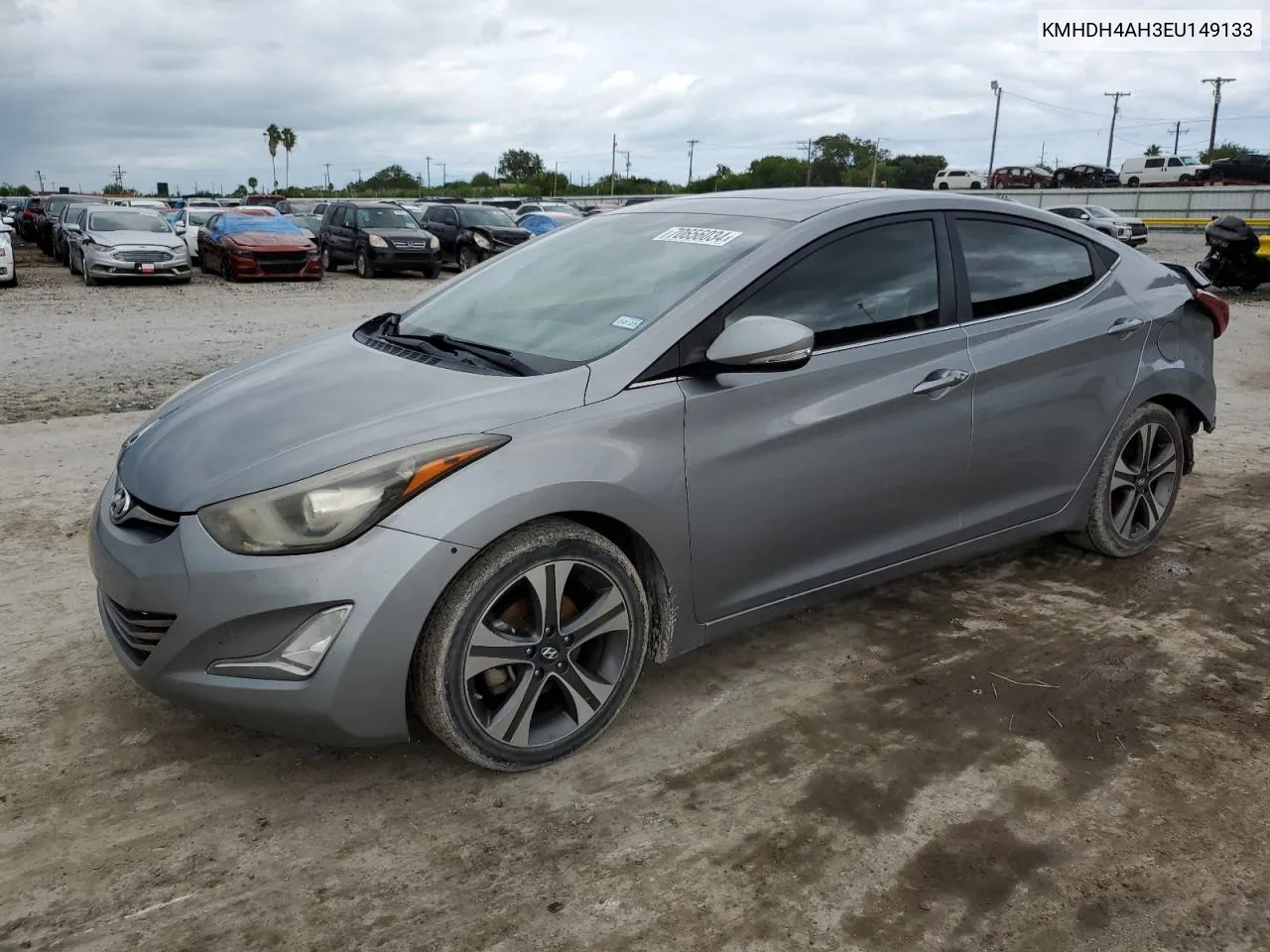 2014 Hyundai Elantra Se VIN: KMHDH4AH3EU149133 Lot: 70656034