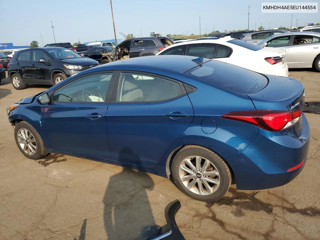 KMHDH4AE5EU144554 2014 Hyundai Elantra Se