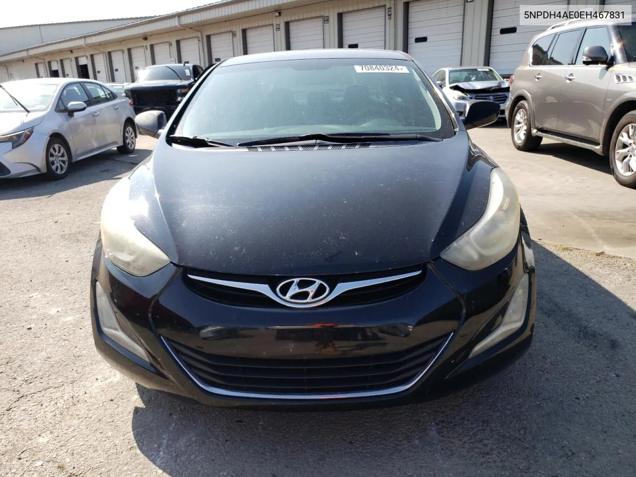 2014 Hyundai Elantra Se VIN: 5NPDH4AE0EH467831 Lot: 70840324