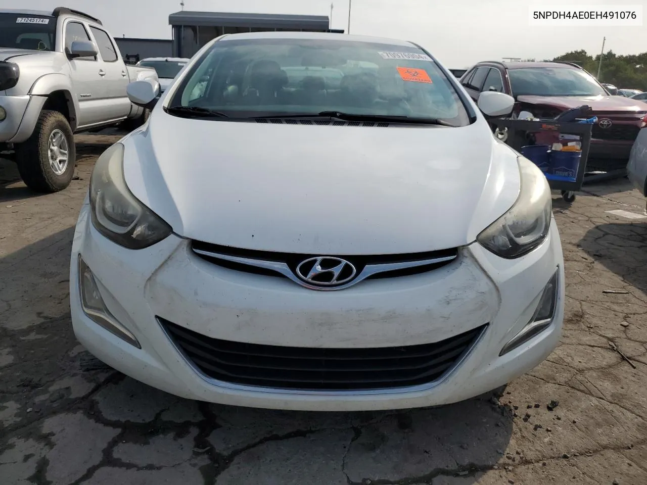 2014 Hyundai Elantra Se VIN: 5NPDH4AE0EH491076 Lot: 70976904