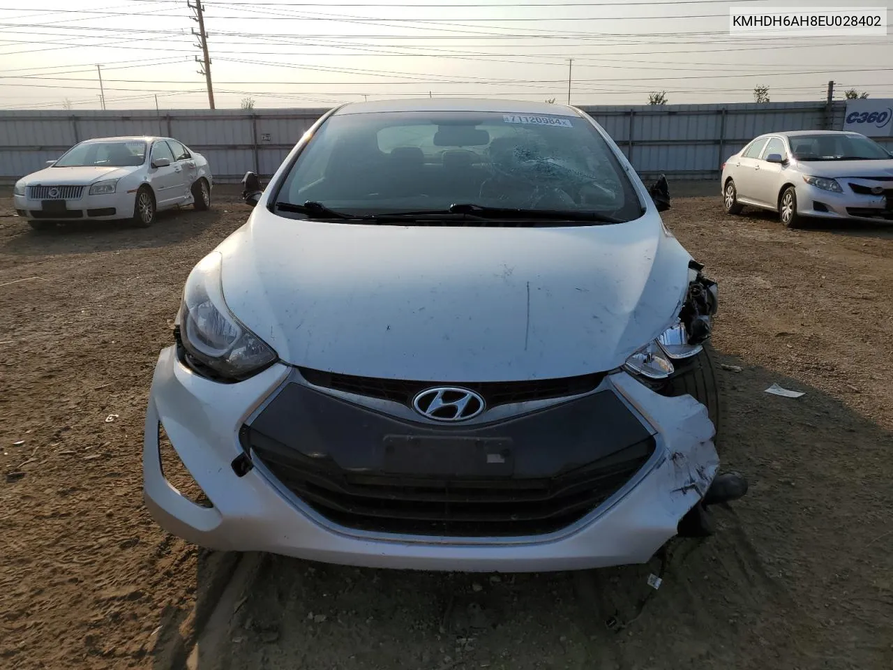 2014 Hyundai Elantra Coupe Gs VIN: KMHDH6AH8EU028402 Lot: 71120984