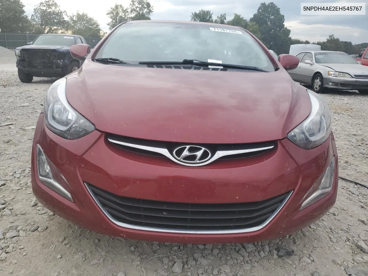 2014 Hyundai Elantra Se VIN: 5NPDH4AE2EH545767 Lot: 71187784