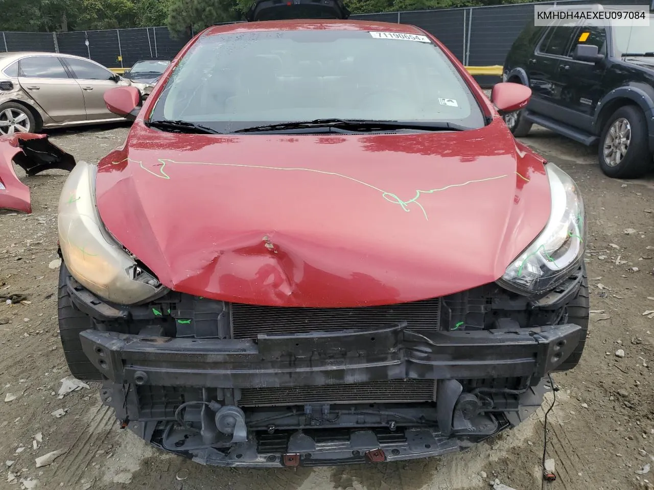 KMHDH4AEXEU097084 2014 Hyundai Elantra Se