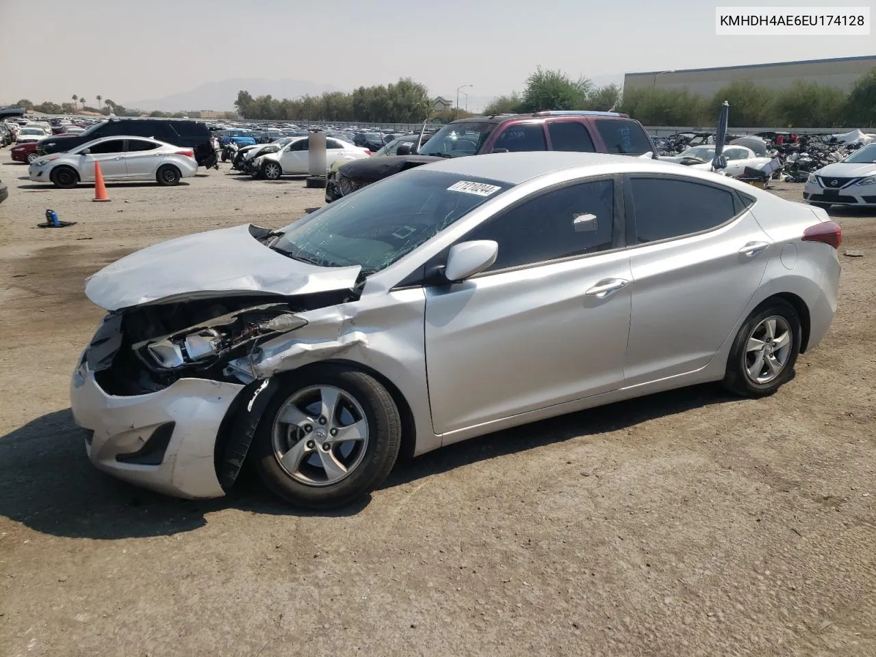 2014 Hyundai Elantra Se VIN: KMHDH4AE6EU174128 Lot: 71210244