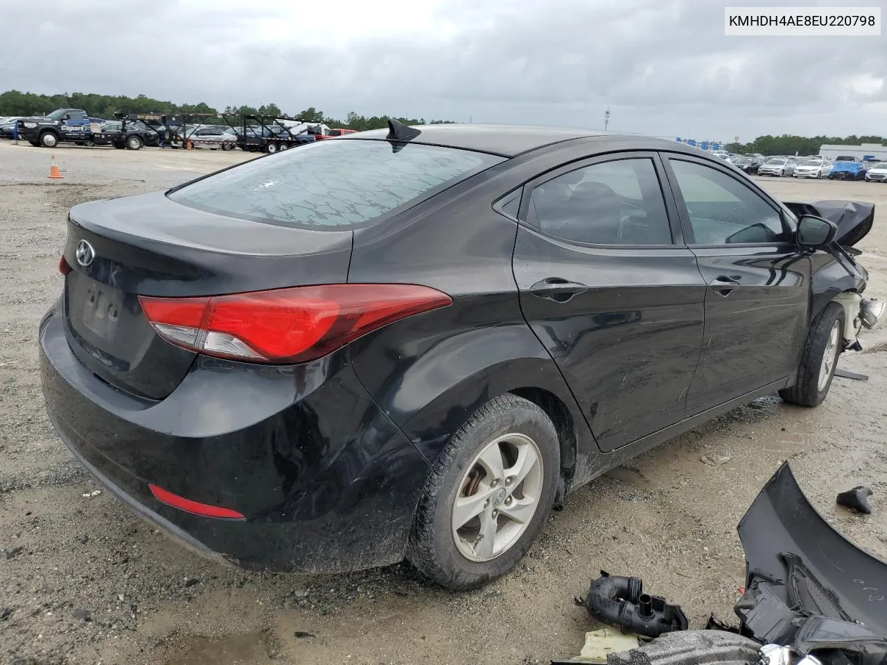 2014 Hyundai Elantra Se VIN: KMHDH4AE8EU220798 Lot: 71423414