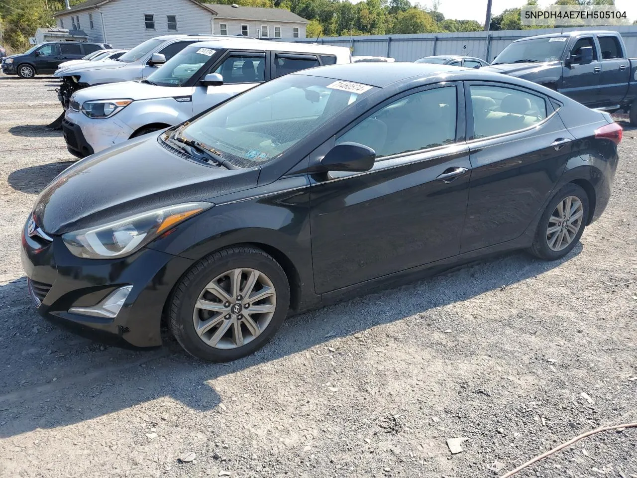 5NPDH4AE7EH505104 2014 Hyundai Elantra Se