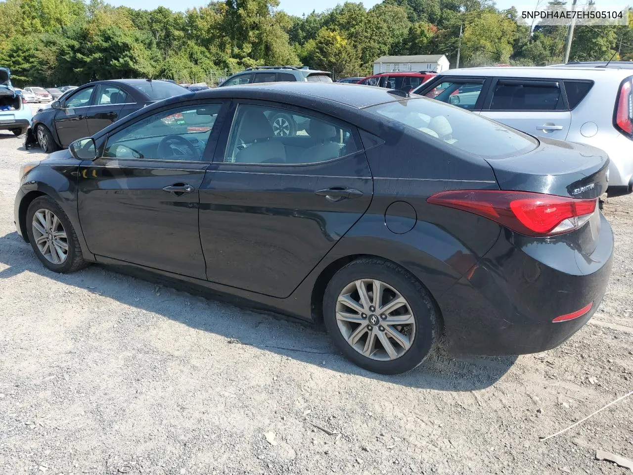 2014 Hyundai Elantra Se VIN: 5NPDH4AE7EH505104 Lot: 71460574