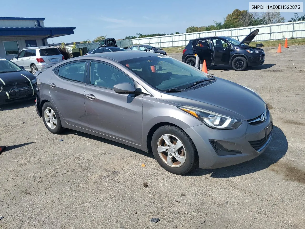 5NPDH4AE0EH522875 2014 Hyundai Elantra Se