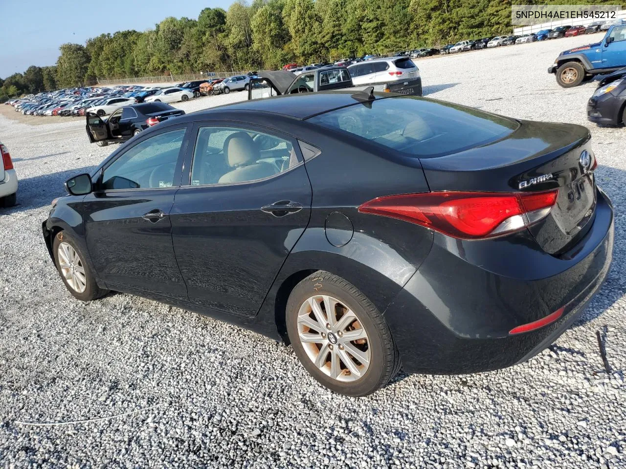 2014 Hyundai Elantra Se VIN: 5NPDH4AE1EH545212 Lot: 71651184